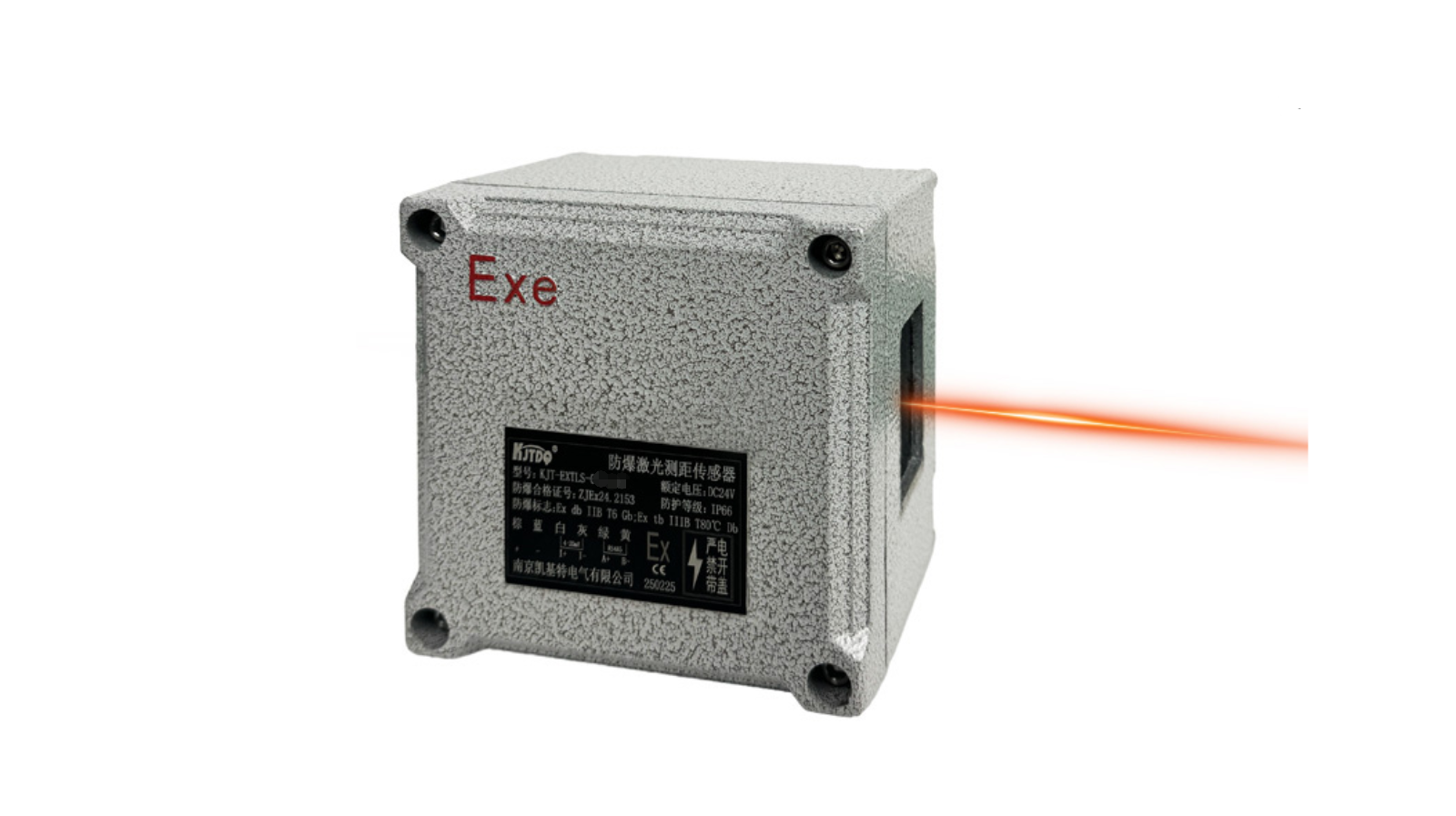 KJT-EXTLS-80P防爆激光測(cè)距位移傳感器（80米量程）